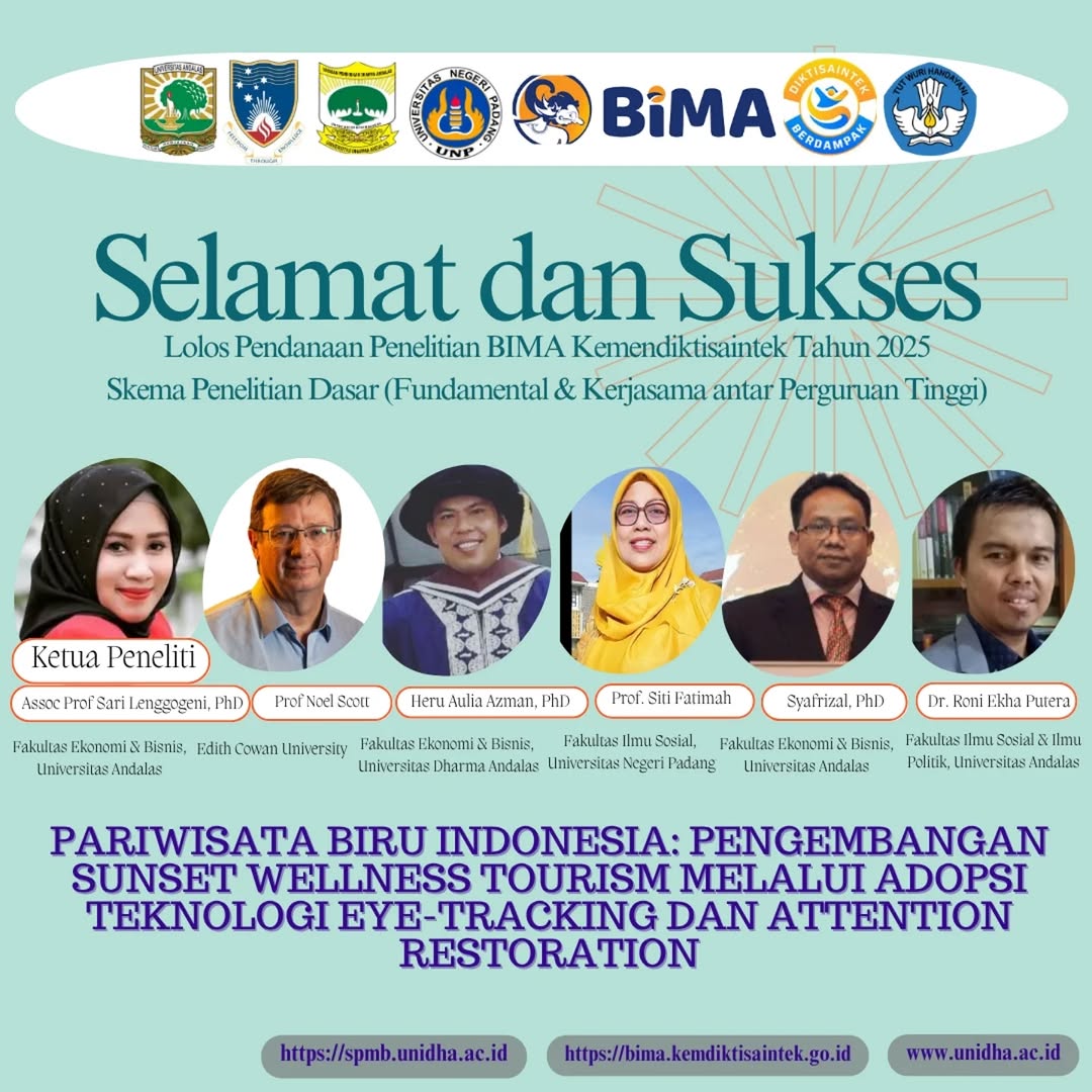 Dosen FEB UNIDHA Raih Hibah Penelitian Dasar (Fundamental & Kerjasama antar Perguruan Tinggi) Kemenristekdikti Tahun 2025