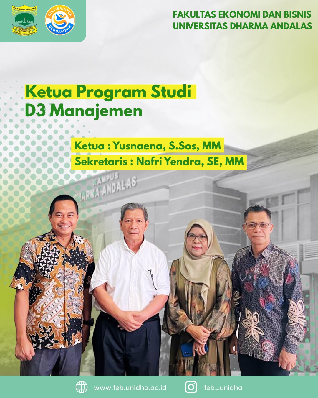 Ketua Program Studi FEB Unidha