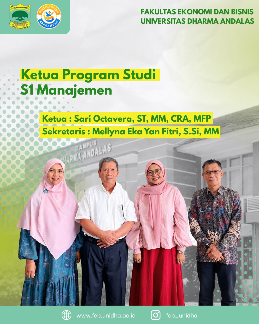 Jajaran FEB Universitas Dharma Andalas