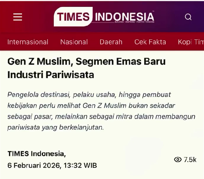 Gen Z Muslim: Segmen Emas Baru Industri Pariwisata Halal