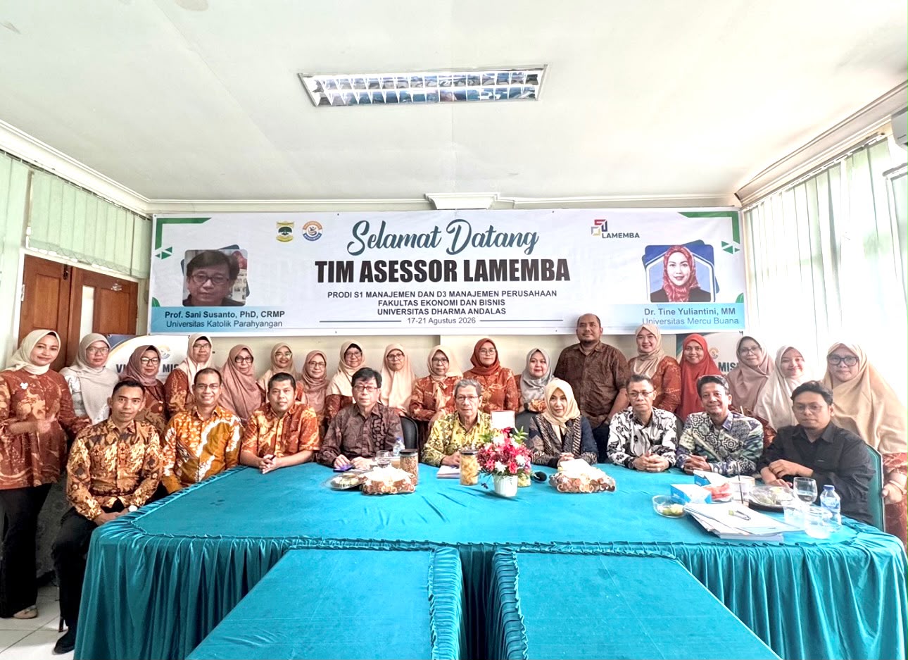 FEB UNIDHA Sampaikan Apresiasi atas Pelaksanaan Visitasi Akreditasi S1 Manajemen dan D3 Manajemen Perusahaan