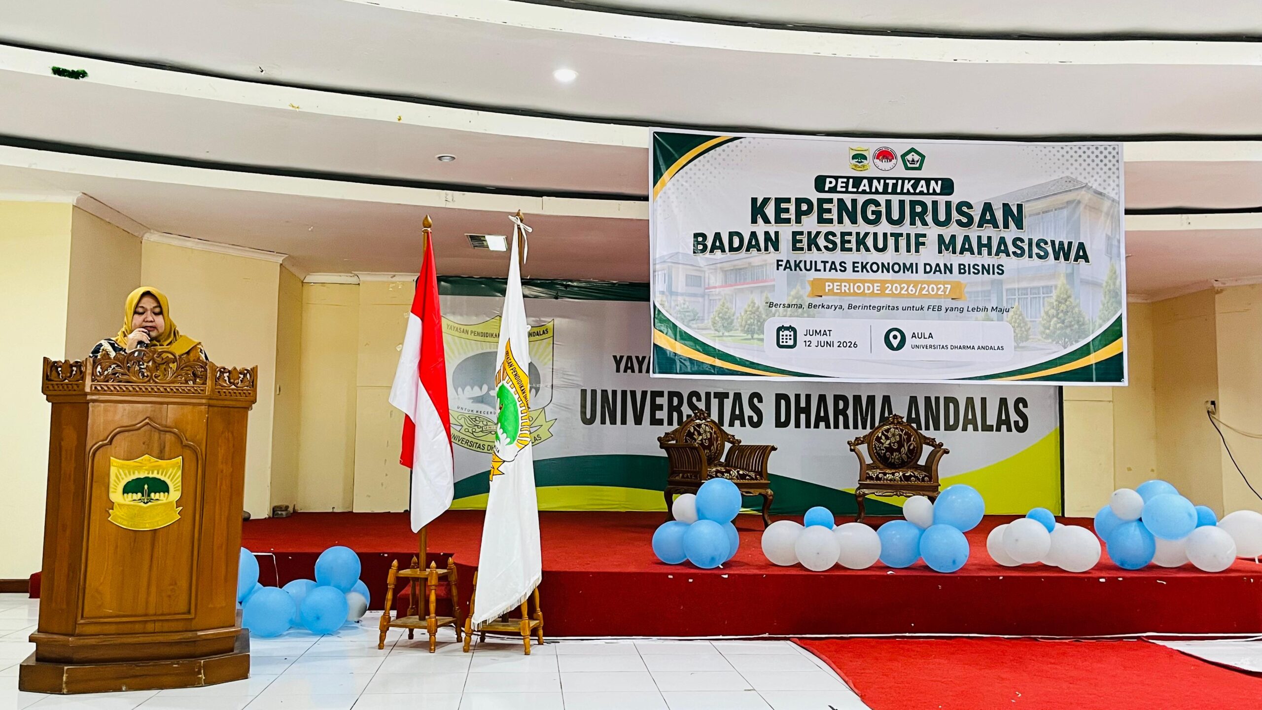 Resmi Dilantik! Pengurus BEM FEB UNIDHA Periode 2026/2027 Siap Mengabdi dengan Semangat “Bersama, Berkarya, Berintegritas”