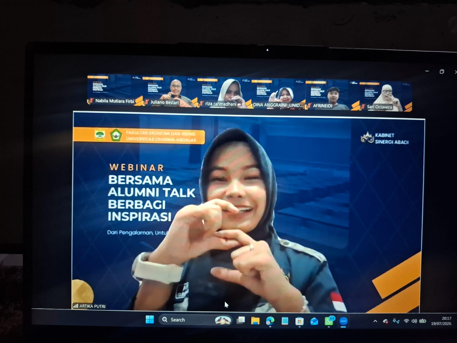 Dokumentasi Alumni Live Talk 3